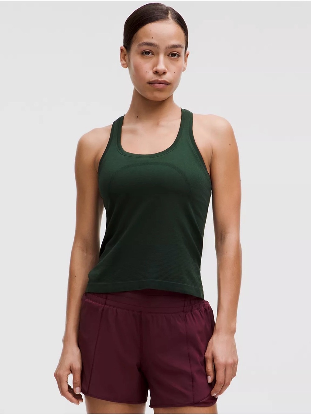 Lululemon Swiftly Tech Racerback Tank in Rainforest Green size 6. Like-new